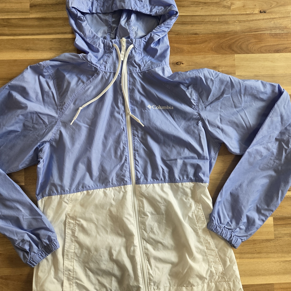 Columbia Flash Forward Windbreaker Full Zip Hooded Lightweight Jacket Packable